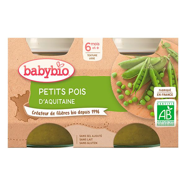 Babybio Petit Bol Petit Pois 2 X 130 G Bio Pour Bebes Babybio Petit Bol Petit Pois 2 X 130 G Bio Pour Bebes