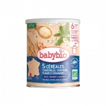 BABYBIO MAROC - CEREALES bébé VERVEINE FLEUR D'ORANGER CAMOMILLE DIVERSIFICATION ALIMENTAIRE. IDEE CADEAU BEBE. PETIT DEJEUNER. Livraison gratuite et partout au Maroc. Magasin BIO POUR BEBES. FRAIS DE PORT GRATUITS