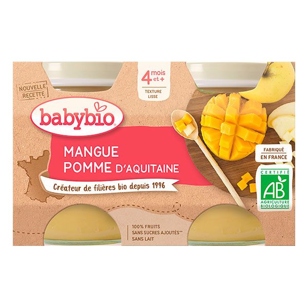 GOOD GOUT - GOURDE PETIT DEJ POMME 70G - Bio Pour Bébés