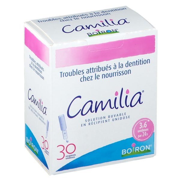 BOIRON DENTITION MAROC - CAMILIA DENTITION BOITE DE 30 UNIDOSES HOMEOPATHIE REMEDES NATUREL IDEE CADEAU BEBE. PARAPHARMACIE MAROC. Livraison gratuite et partout au Maroc. Magasin BIO POUR BEBES MAGASIN BIO CASABLANCA . FRAIS DE PORT GRATUITS