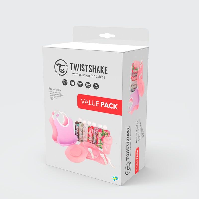 twistshake idée cadeau pour jeune maman élégant pack économique sans BPA MAROC idéal pour démarrer la diversification de votre bébé