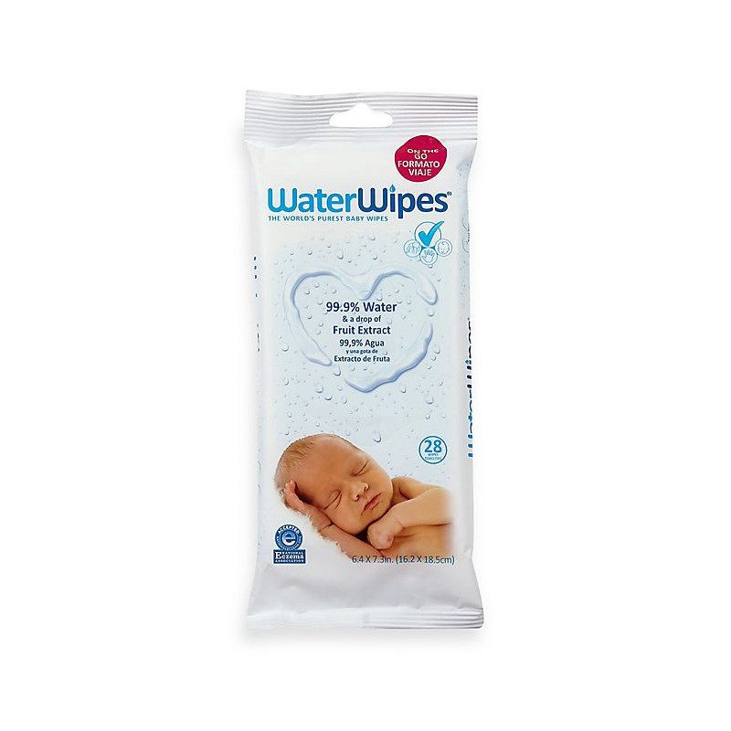 Lingettes Bébé Eau Pamplemousse Bio Format Voyage