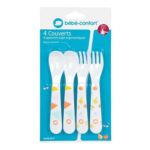 BÉBÉ CONFORT COUVERTS D'APPRENTISSAGE - DOMINO X4 DIVERSIFICATION ALIMENTAIRE. IDEE CADEAU BEBE. NAISSANCE. Livraison gratuite et partout au Maroc. Magasin BIO POUR BEBES. FRAIS DE PORT GRATUITS