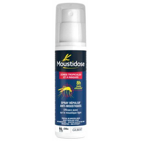 Gilbert Moustidose Spray Repulsif Anti Moustiques Bebe Des 30 Mois 50ml Bio Pour Bebes