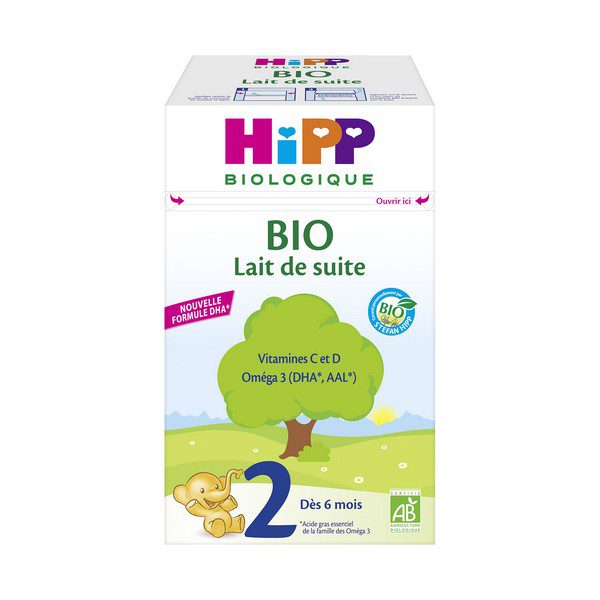 Le Lait 2 de suite Bio est un lait de suite biologique pour nourrissons et enfants de bas âge à partir de 6 mois. Boîte de 700g. disponible au magasin bio pour bébés ou en livraison partout au maroc