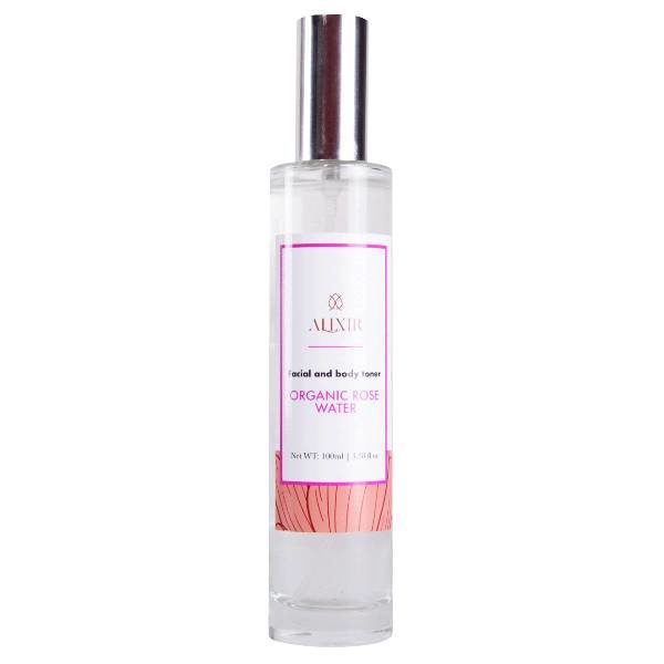 alixir maroc eau de rose bio pour les soins de visage corps et cheveux ou massage produit au maroc disponible au magasin bio pour bébés ou en livraison partout au maroc