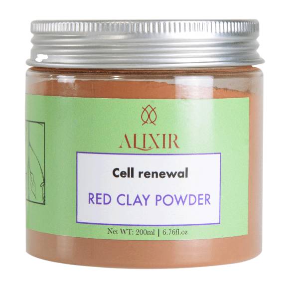 alixir maroc argile rouge blanche bio pour les soins de visage corps et cheveux ou massage produit au maroc disponible au magasin bio pour bébés ou en livraison partout au maroc
