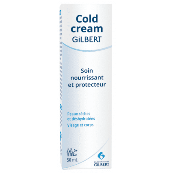 Le soin Cold Cream Visage et corps GILBERT renforce le film hydrolipidique, préserve la peau du dessèchement et la protège des agressions extérieures. Tube de 30 ml. magasin bio pour bébés casablanca maroc