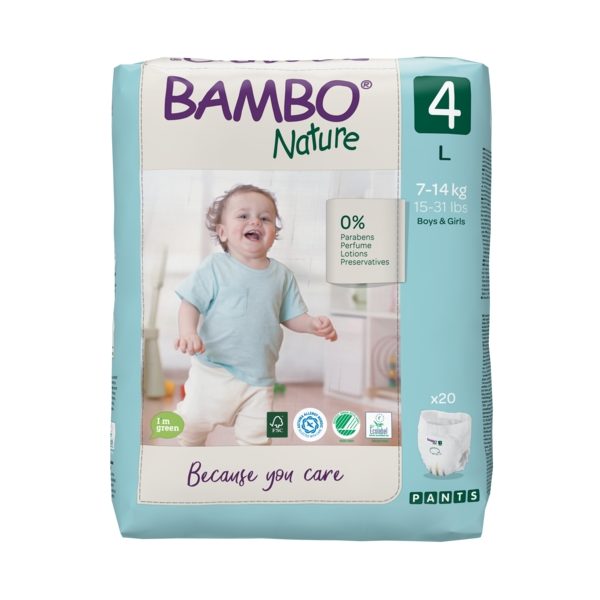 couche culotte écologique bio Bambo Nature t4 à découvrir ches bio pour bébés votre magasin bio à casablanca ou en livraison partout au maroc