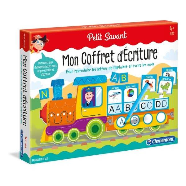 Idée de cadeau Clementoni mon coffret d'écriture Jeu enfant Montessori cadeau noêl anniversaire maroc livraison partout au maroc magasin bio pour bébés casablanca