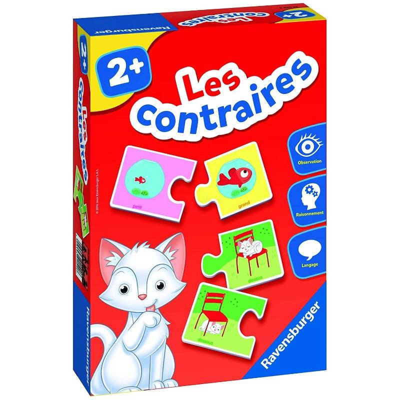 Ravensburger Puzzle Les Contraires Idee Cadeau Des 2 Ans Bio Pour Bebes