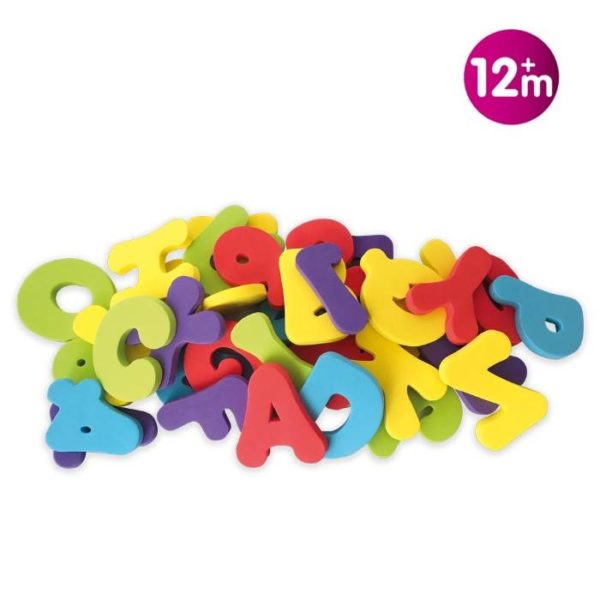 Les jouets de bains alphabet pour bébés dès 4 mois Rigolos Nuby développent l'imagination de votre bébé. Ils sont composés de 6 pièces de différentes couleurs, pour favoriser l'éveil de votre bébé. magasin bio pour bébés casablanca livraison maroc