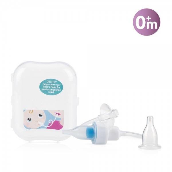 Découvrez ce mouche-bébé manuel de la marque Nuby. C'est l'accessoire indispensable pour la santé d'un nouveau-né. L'aspirateur nasal vous aidera à éliminer en douceur les congestions nasales de votre petit bout. Grâce à son capuchon et à sa boîte de rangement, vous pourrez facilement ranger le mouche-bébé dans votre sac à langer ou dans votre valise pour l'emmener partout avec vous. - Muni de 4 filtres lavables - Capuchon et boîte de rangement - Élimine les congestions nasales En utilisant une aspiration douce il est facile de retirer les congestions nasales en toute sécurité. Très pratique, le mouche-bébé est équipé de 4 filtres lavables, ce qui vous permettra d'en avoir toujours un de propres. L'aspirateur nasal est fourni avec un capuchon et une boîte de rangement, ce qui facilitera son transport disponible au magasin bio pour bébés à casablanca ou livraison partout au Maroc