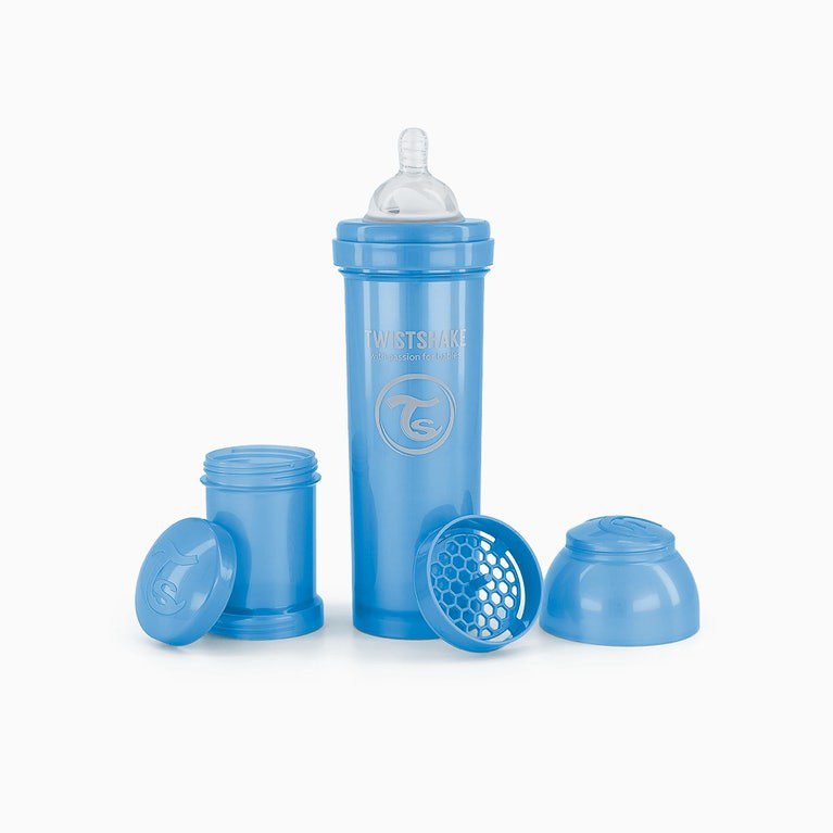 Twistshake Biberon anti-colique 330ml Bleu 