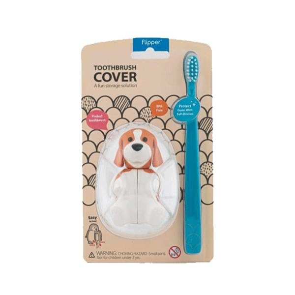 Brosse à dent Flipper avec couvercle pour bébés disponible au magasin bio pour bébés à casablanca ou au magasin bio pour bébés à casablanca ou en livraison partout au maroc TORTUE