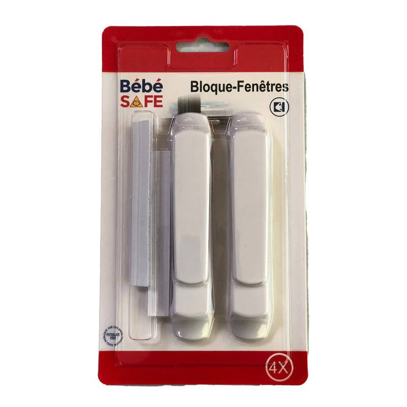 BEBESAFE - SECURITE BEBE BLOC FENETRE 4PCS - Bio Pour Bébés