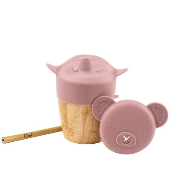 TASSE BAMBOU BOITE ISOTHERME BEBE MAROC CITRON DIVERSIFICATION BIO POUR BEBES CASABLANCA LIVRAISON PARTOUT AU MAROC ROSE