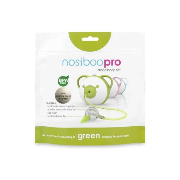 Ce paquet nosiboo complémentaire est conçu pour être utilisé exclusivement avec le mouche-bébé Nosiboo Pro. Idéal pour les familles de plusieurs enfants et convenable si vous devez remplacer une pièce perdue. disponible au magasin bio pour bébés à casablanca ou en livraison partout au maroc