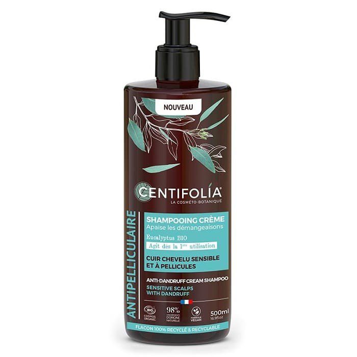 Le shampoing crème antipelliculaire Centifolia est adapté à tous types de cheveux et particulièrement aux cuirs chevelus sensibles et à pellicules. disponible au maasin bio pour bébés à casablanca ou en livraison partout au maroc
