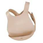 Bavoir avec système d'attache au dos de marque Minikoioi en silicone pour bébés dès 6 mois et toute l’enfance. Souple et facilement transportable