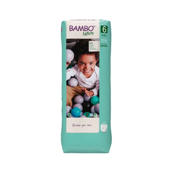 couche culotte écologique bio Bambo Nature t6 à découvrir cheZ bio pour bébés votre magasin bio à casablanca ou en livraison partout au maroc