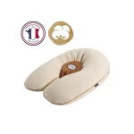 Le coton organique, le tissu élastique et le remplissage en microbilles font du Coussin d’allaitement et de maternité BUDDY de Doomoo un coussin multi-usages au confort exceptionnel et facile à utiliser. Recommandé par les kinésithérapeutes.  disponible chez bio pour bébés à casablanca ou en livraison partout au maroc