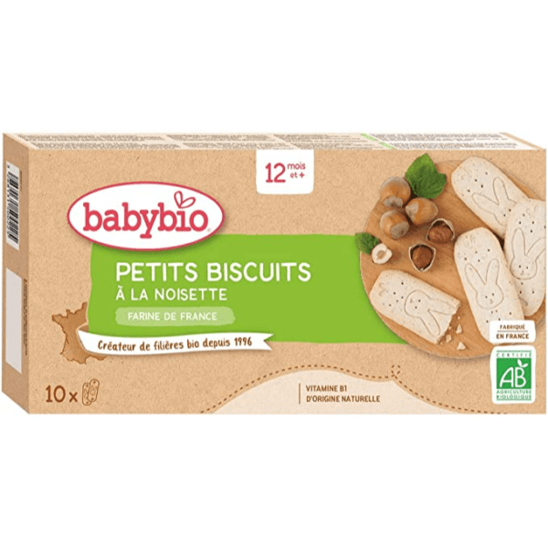 BABYBIO MAROC- PETITS BOUDOIRS A noisette DIVERSIFICATION ALIMENTAIRE. IDEE CADEAU BEBE. GOUTER. Livraison gratuite et partout au Maroc. Magasin BIO POUR BEBES. FRAIS DE PORT GRATUITS