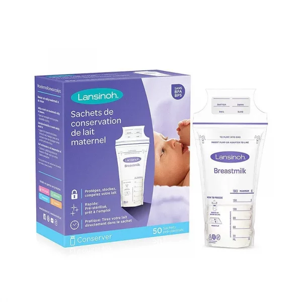 Astucieux et hygiénique, les sachets de conservation DODIE vous offrent une solution simple et pratique pour conserver ou congeler le lait maternel. Lot de 20 Sachets de conservation DODIE pré-stérilisés? à double fermeture zip et munis d'un bec verseur. allaitement bio pour bébés magasin à casablanca