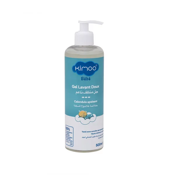 Le gel lavant Doux KIMOO a été conçu avec 92 % d’ingrédients d’origine naturelle . Sa formule spécial Bébé, est axée sur la douceur, et il permet de nettoyer efficacement la peau délicate de votre bébé et lui procure un confort et une sensation de propreté prolongée. Le GEL Lavant Doux KIMOO contient : bio pour bébés casablanca maroc