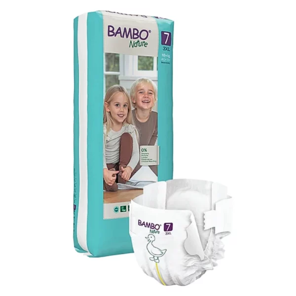 couche culotte écologique bio Bambo Nature t6 à découvrir cheZ bio pour bébés votre magasin bio à casablanca ou en livraison partout au maroc